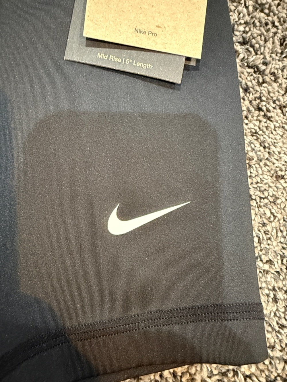 Girls Nike Pro Dri fit 5" Shorts. NWT - Picture 2 of 4